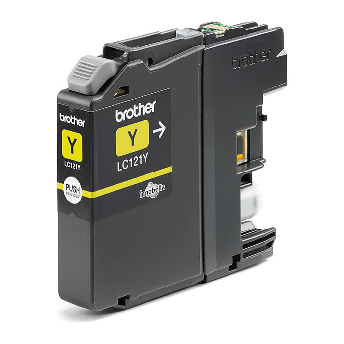 Brother Tinta Original LC-121Y Amarillo hasta 300 páginas A4