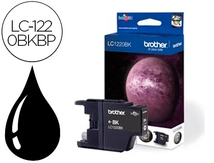 Brother Cartucho de Tinta LC1220BKBP Negro