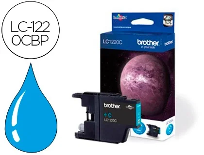 Brother Cartucho de Tinta LC-1220CBP Cian
