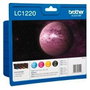 Brother LC1220VALBP Multipack de 4 Colores (BK/C/M/Y) Original