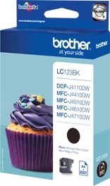 Brother LC123BK Cartucho de Tinta Negro