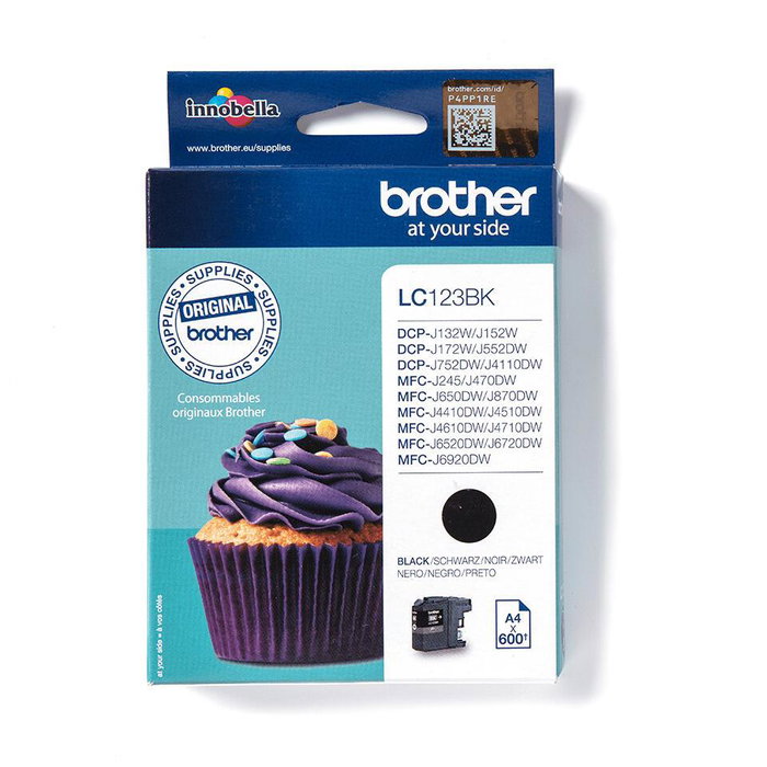 Brother LC123BK Cartucho de Tinta Negro