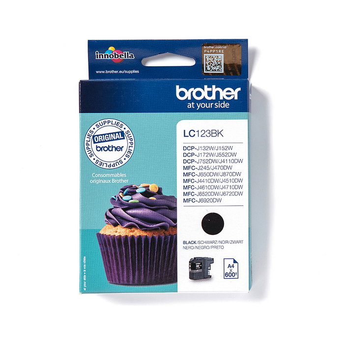 Brother LC123BK Cartucho de Tinta Negro