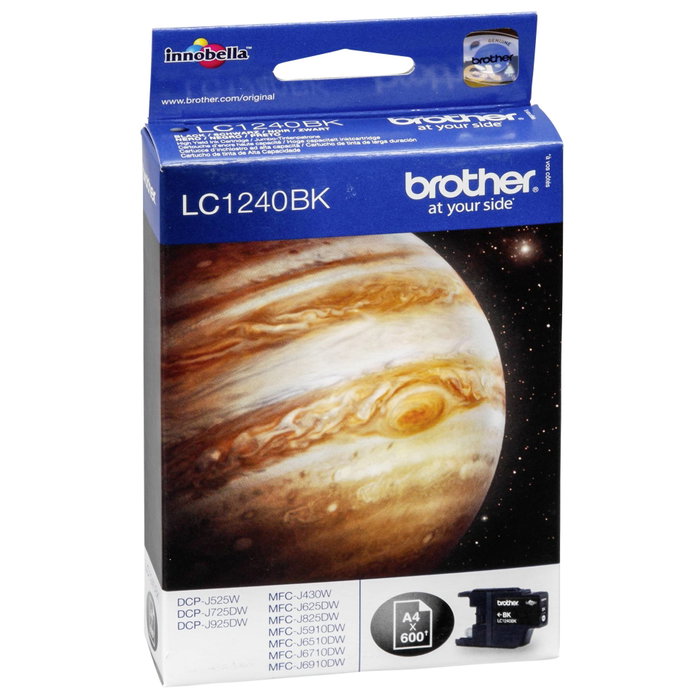 Brother LC1240BK Cartucho de Tinta Original Negro Innobella™