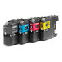 Brother LC127XLVALBP Multipack de 4 Cartuchos de Tinta (Negro, Cian, Magenta, Amarillo) de Alta Capacidad