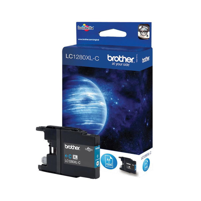 Brother LC1280XLC Cartucho de Tinta Cian de Alto Rendimiento (XL)