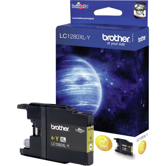 Brother LC1280XLY Cartucho de Tinta Amarillo Alta Capacidad Brother LC1280XLY Cartucho de Tinta Amarillo Alta Capacidad
