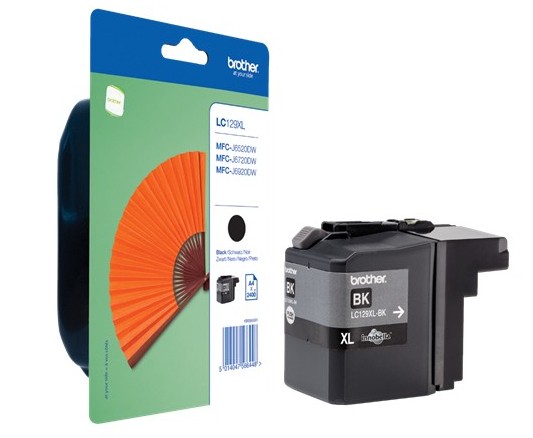 Brother LC129XLBK Cartucho de tinta negro XL