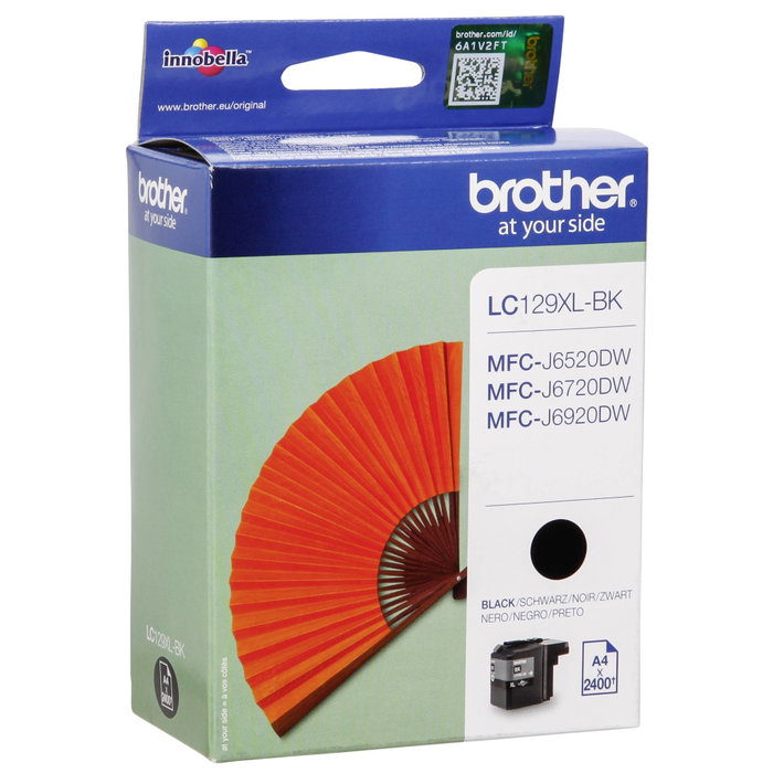 Brother LC129XLBK Cartucho de tinta negro XL