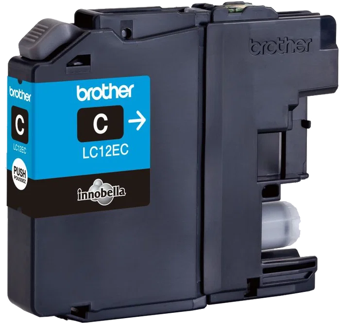 Brother Cartucho de Tinta LC12EC Cian XL
