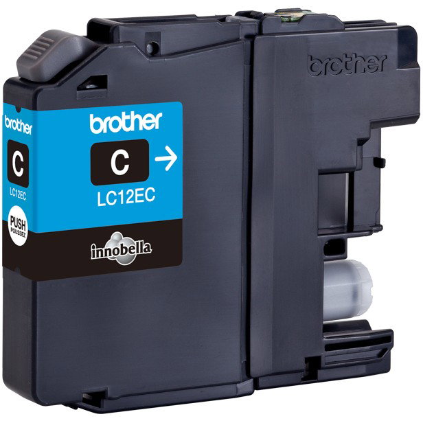 Brother Cartucho de Tinta LC12EC Cian XL