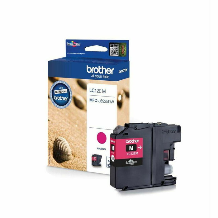 Brother Cartucho de Tinta Magenta LC12EM para MFC-J6925DW