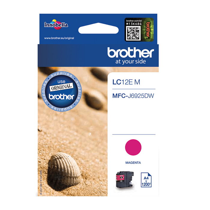 Brother Cartucho de Tinta Magenta LC12EM para MFC-J6925DW