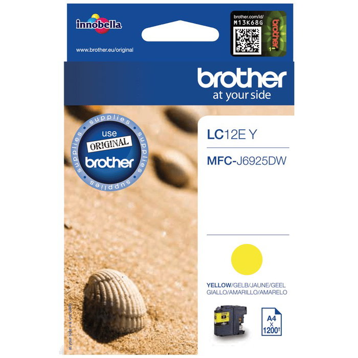 Brother LC12EY Cartucho de Tinta Amarillo para MFC-J6925DW
