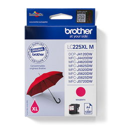 Brother LC-225XLM / LC225XLM Tóner Original Magenta para Impresoras Brother