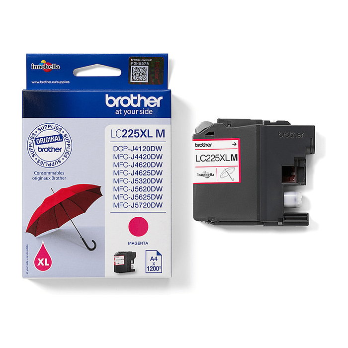 Brother LC225XLM Cartucho de Tinta Magenta Innobella
