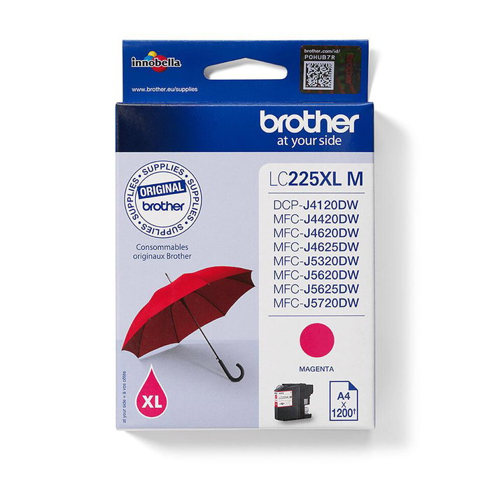 Brother LC225XLM Cartucho de Tinta Magenta Innobella
