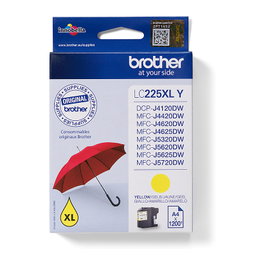 Brother LC225XLY Cartucho de tinta Amarillo Súper alto capacidad