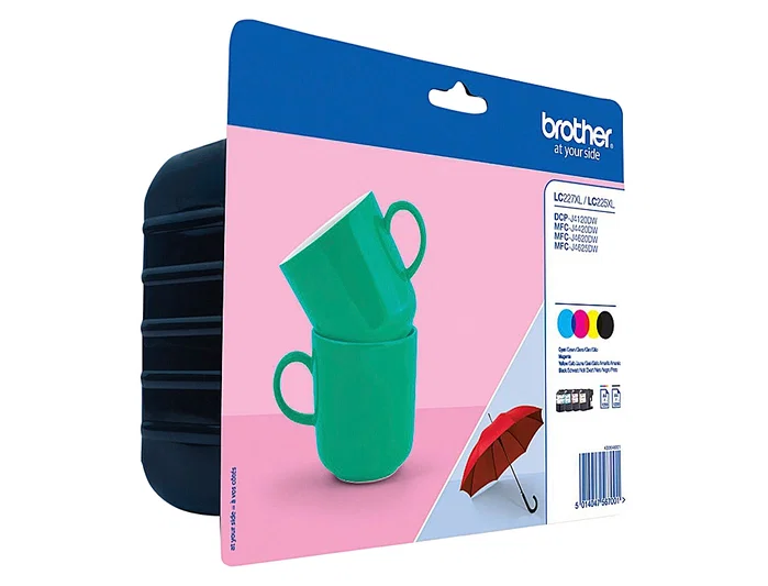 Brother LC227XLVALBP Multipack de 4 Cartuchos de Tinta Alta Capacidad Brother LC227XLVALBP Multipack de 4 Cartuchos de Tinta Alta Capacidad