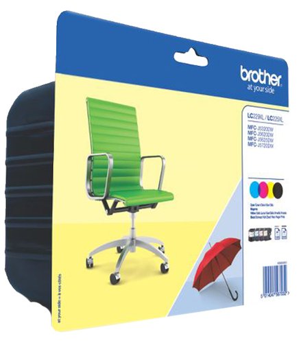 Brother LC-229XLVALBP Pack de 4 Cartuchos de Tinta XXXL