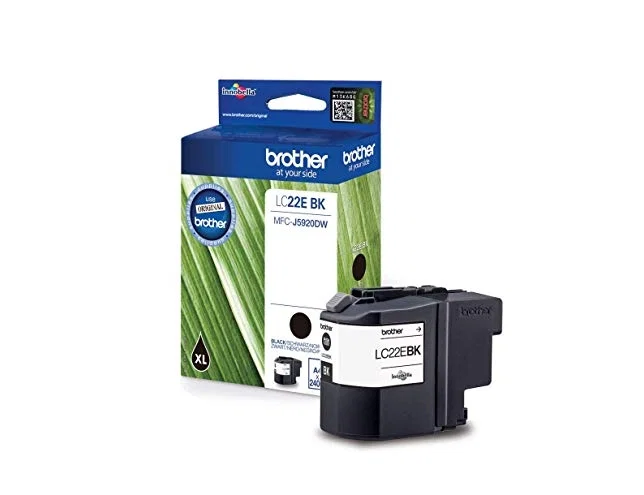 Brother LC22EBK Cartucho de tinta Negro XL Brother LC22EBK Cartucho de tinta Negro XL