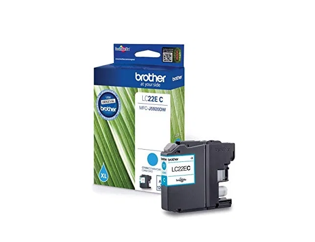 Brother Cartucho de Tinta LC22EC Cian Alta Capacidad