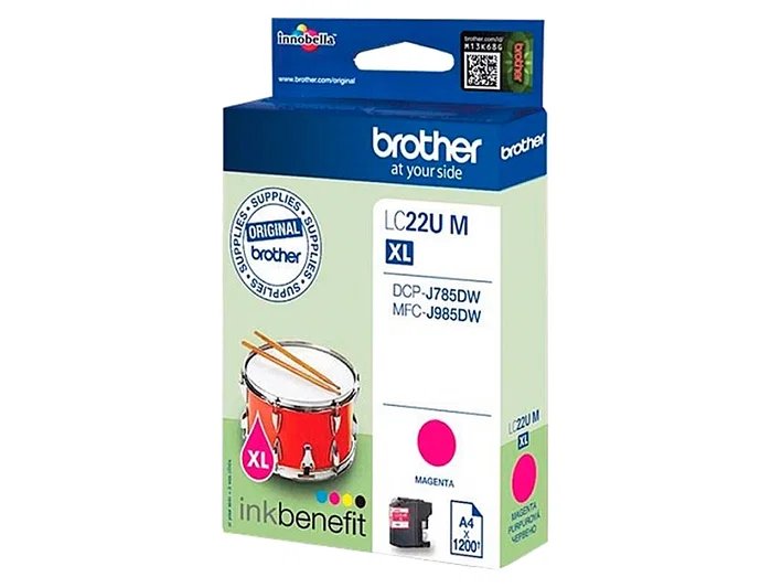 Brother Cartucho de tinta Magenta LC22UMBP