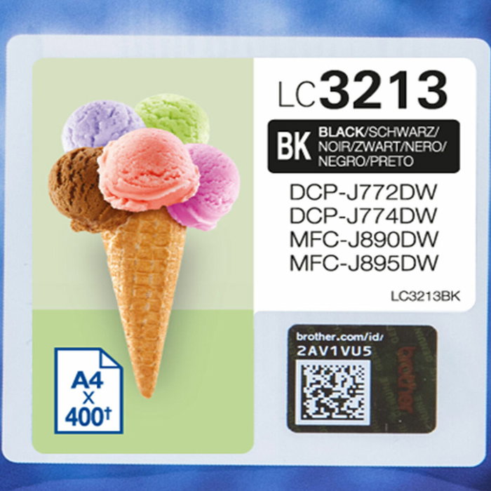 Brother LC3213BK Cartucho de Tinta Negro XL Brother LC3213BK Cartucho de Tinta Negro XL