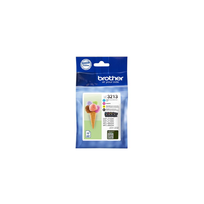 Brother LC3213VAL Multipack de Cartuchos de Tinta Original (Negro, Cian, Magenta, Amarillo) Alto Rendimiento (XL) Brother LC3213VAL Multipack de Cartuchos de Tinta Original (Negro, Cian, Magenta, Amarillo) Alto Rendimiento (XL)