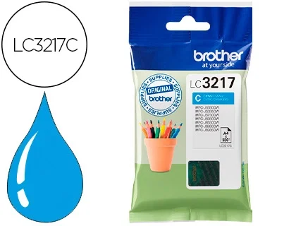Brother LC3217C Cartucho de Tinta Cian Brother LC3217C Cartucho de Tinta Cian