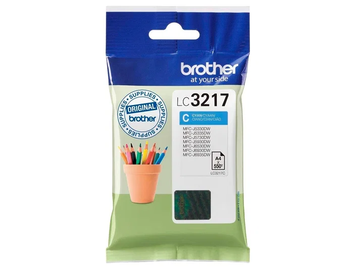Brother LC3217C Cartucho de Tinta Cian Brother LC3217C Cartucho de Tinta Cian