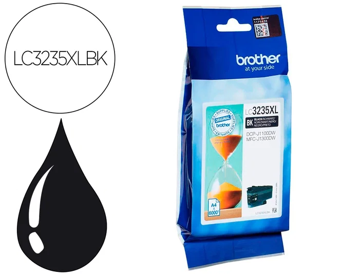 Brother LC3235XLBK Cartucho de tinta Negro XL Brother LC3235XLBK Cartucho de tinta Negro XL