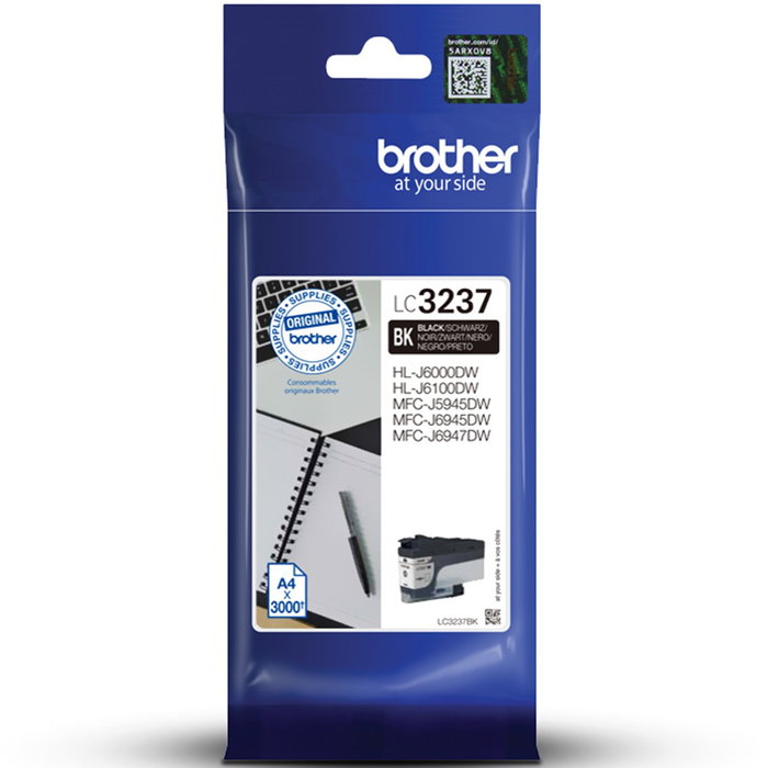Brother LC3237BK Negro