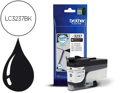 Brother LC3237BK Negro