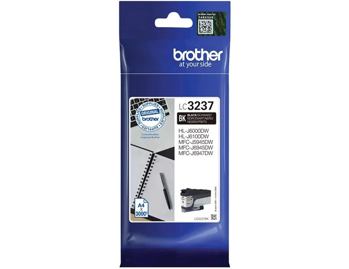 Brother LC3237BK Negro