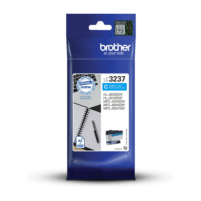 Brother Cartucho de Tinta Cian LC3237C Brother Cartucho de Tinta Cian LC3237C