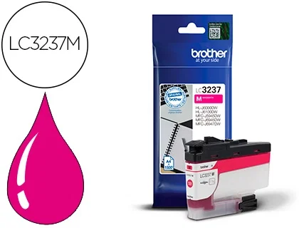 Brother Cartucho de Tinta Magenta LC3237M