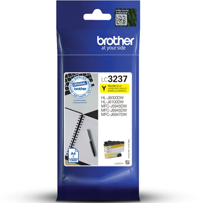 Brother LC3237Y Cartucho de Tinta Amarillo