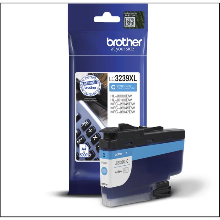 Brother LC3239XLC Cian Cartucho de Tinta XL