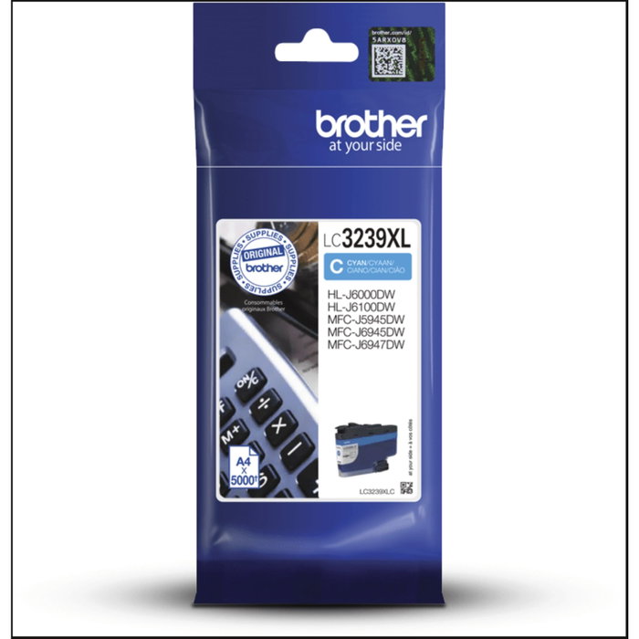 Brother LC3239XLC Cian Cartucho de Tinta XL