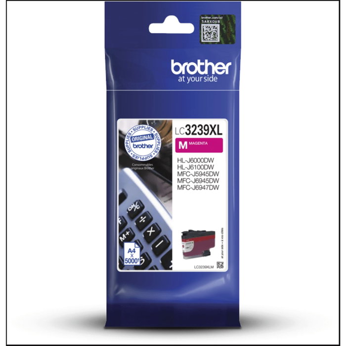 Brother Cartucho de tinta LC3239XLM Magenta XL