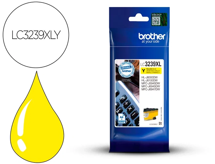 Brother LC3239XLY Cartucho de tinta Amarillo XL