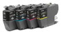 Brother LC421VAL Multipack de 4 Cartuchos de Tinta (BK/C/M/Y) de Rendimiento Estándar