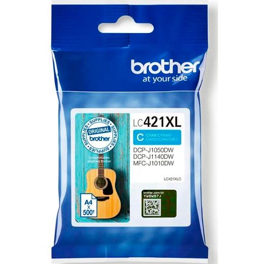 Brother LC421XLC Cartucho de tinta Cian XL