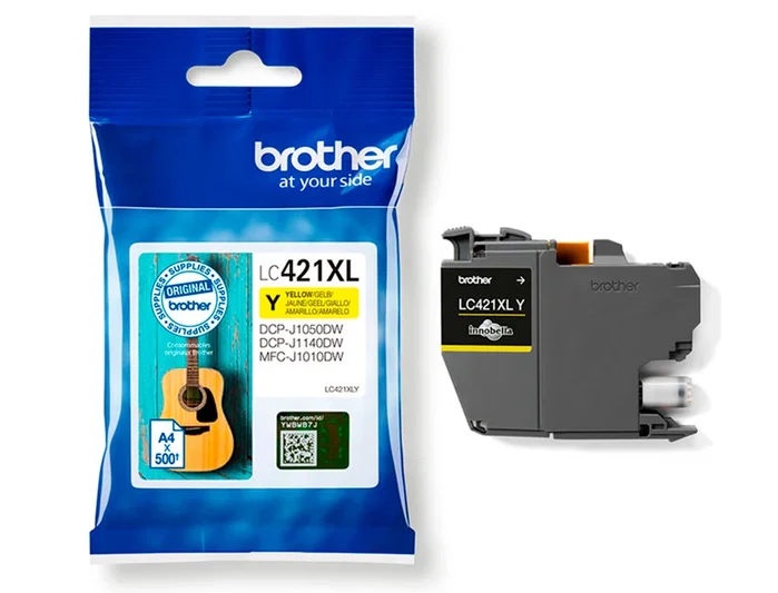 Brother LC421XLY Cartucho de tinta Amarillo XL