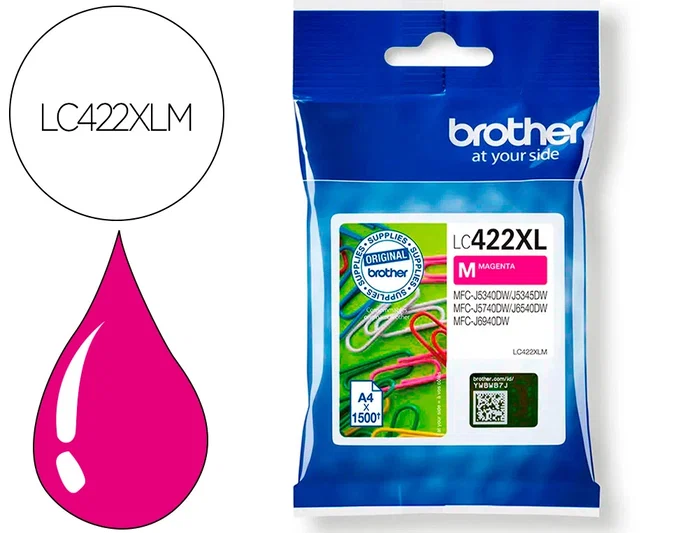 Brother LC422XLM Cartucho de Tinta Magenta XL