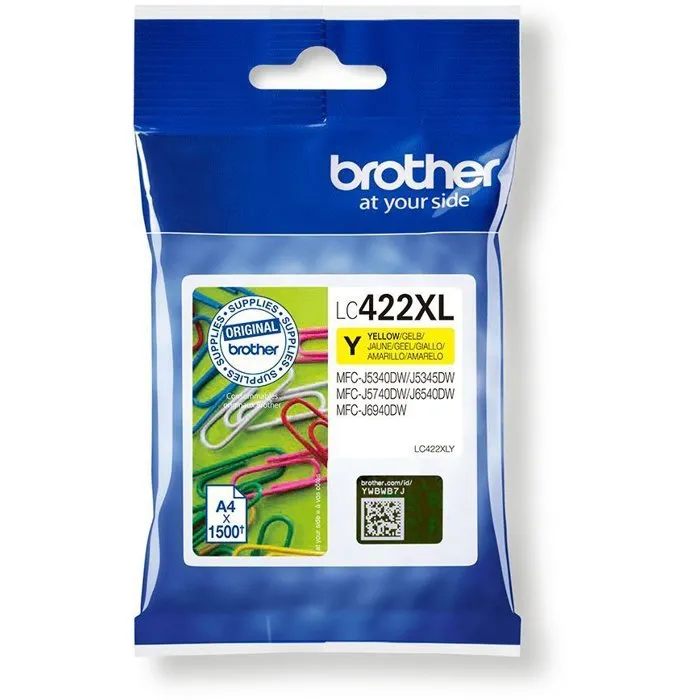 Brother LC-422XLY Amarillo XL Brother LC-422XLY Amarillo XL