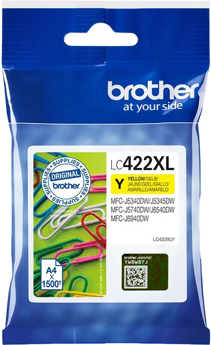 Brother LC-422XLY Amarillo Alta Capacidad