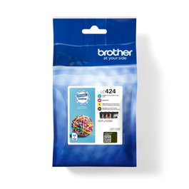 Brother LC424VAL Multipack de 4 Cartuchos de Tinta Originales