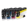 Brother LC424VAL Pack de 4 Cartuchos de Tinta Original (Negro, Cian, Magenta, Amarillo) para DCP-J1200W